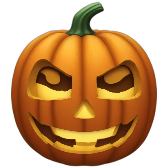 Starbuck's Halloween pumpkin emoji