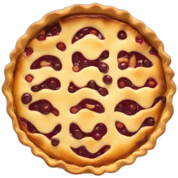 Tarte au cacs emoji
