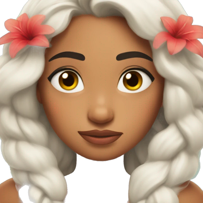 moana eyes closed emoji