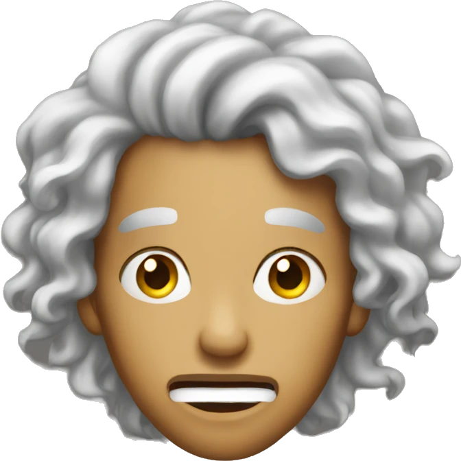 dramatic face emoji