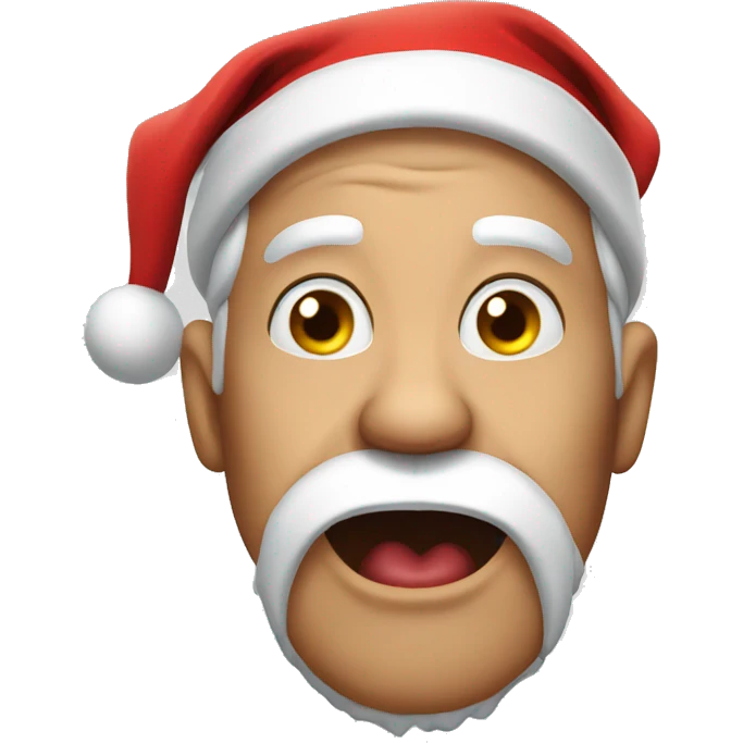 Crazy Santa  emoji