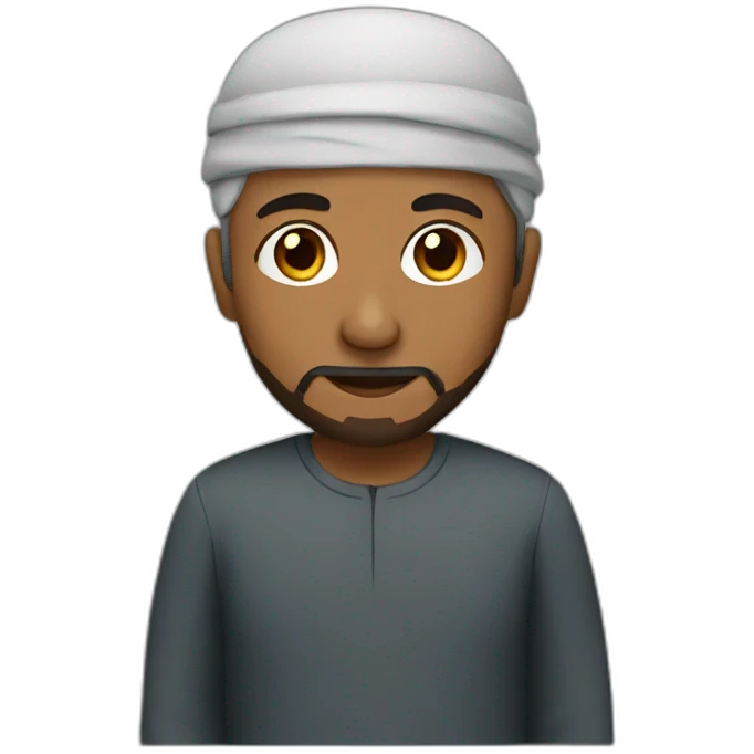 a muslim man emoji