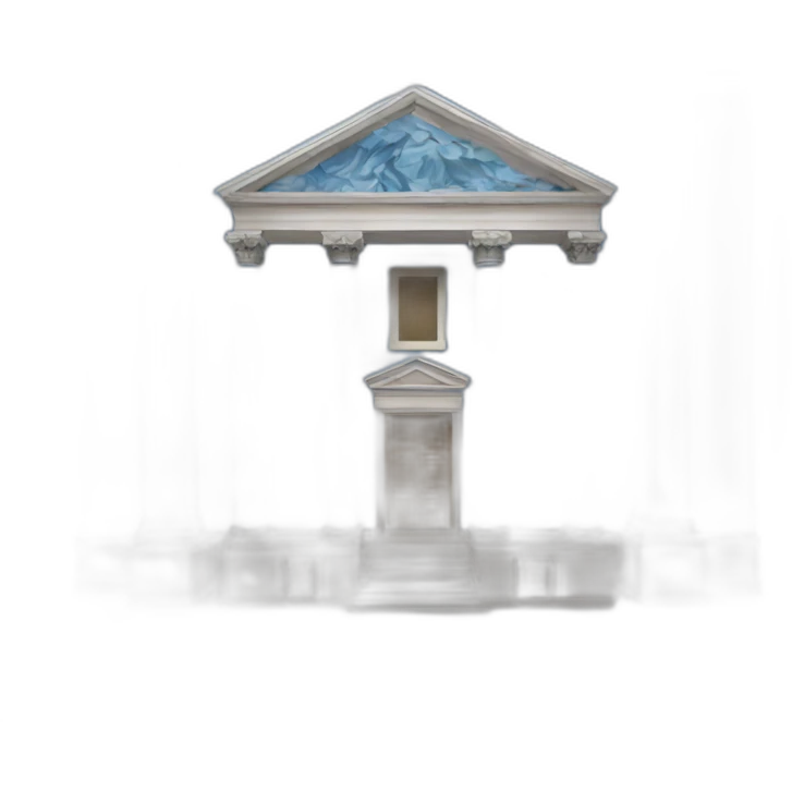 blue museum emoji