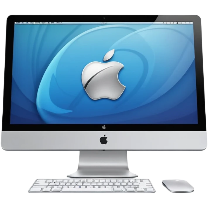 an Apple iMac emoji