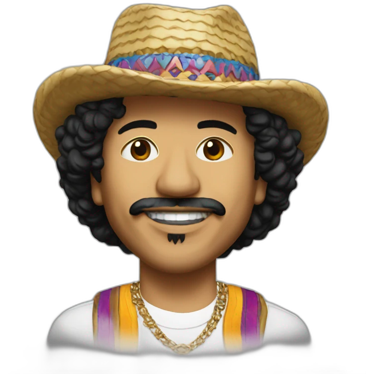 carlos Santana emoji