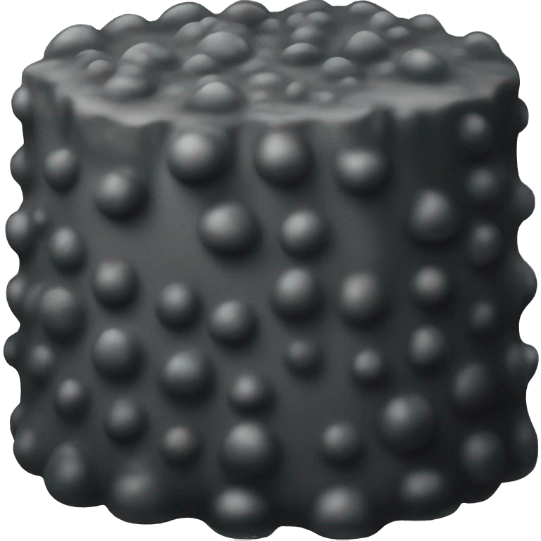 Black sponge emoji