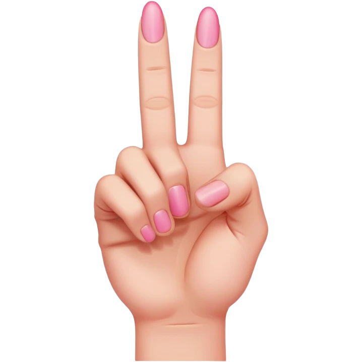 Pink middle finger  emoji