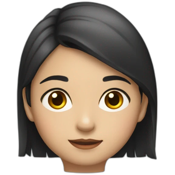 niña morena emoji