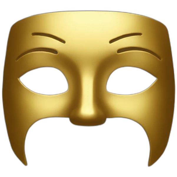 golden mask emoji