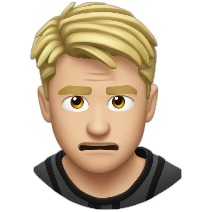 Eddie Howe biting nails emoji