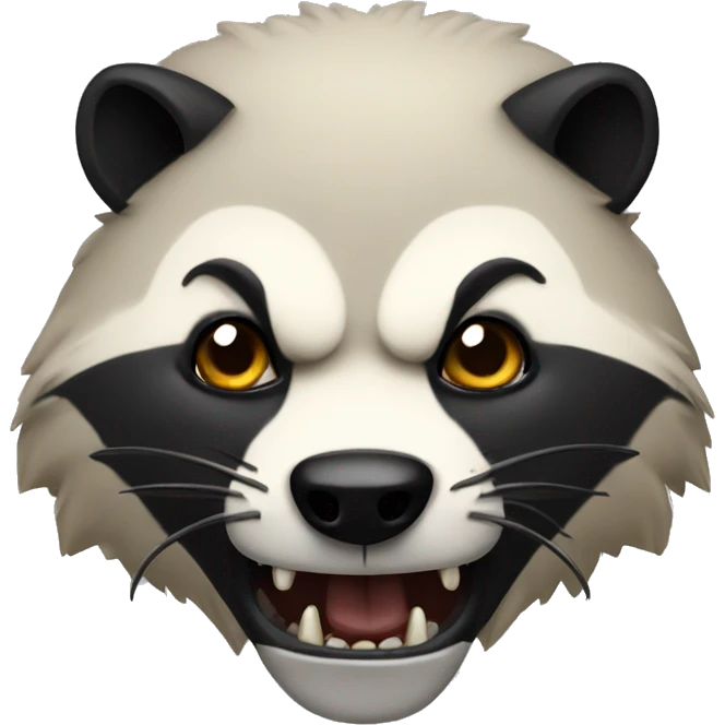 Angry honeybadger emoji