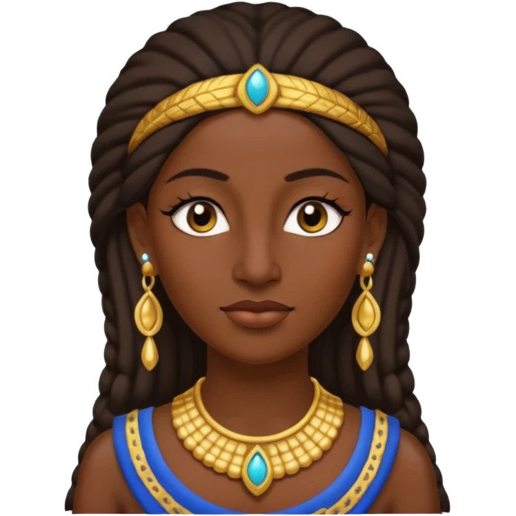 ancient Mesopotamian woman with earrring emoji