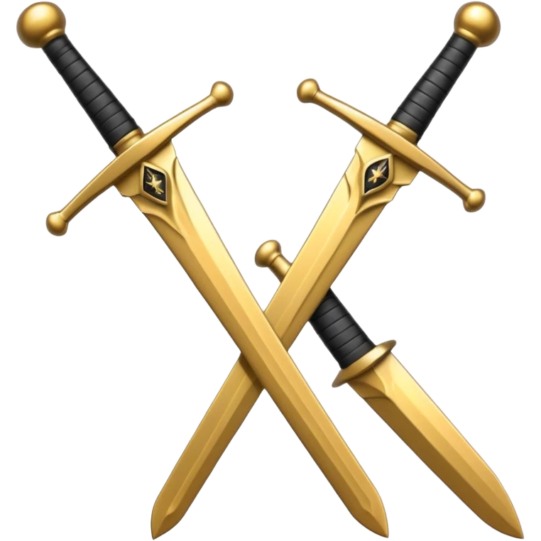black swords emoji