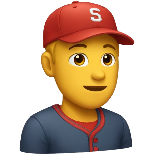 red baseball cap emoji