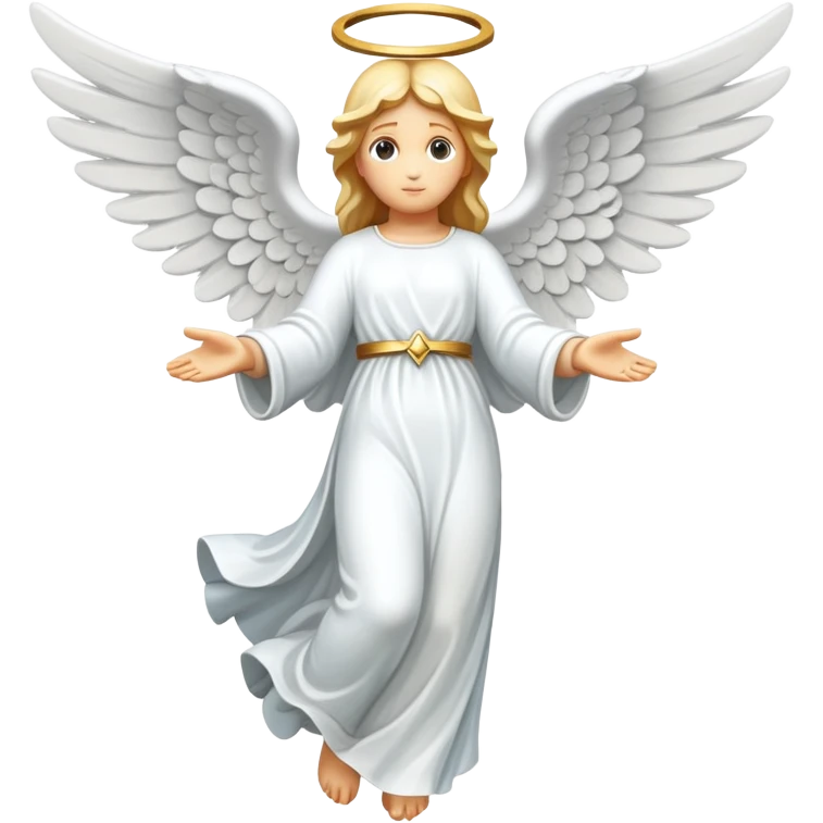 angel in stone flying emoji