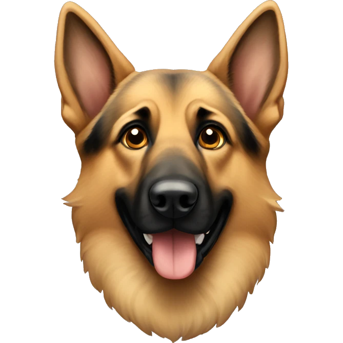 German Shepard  emoji