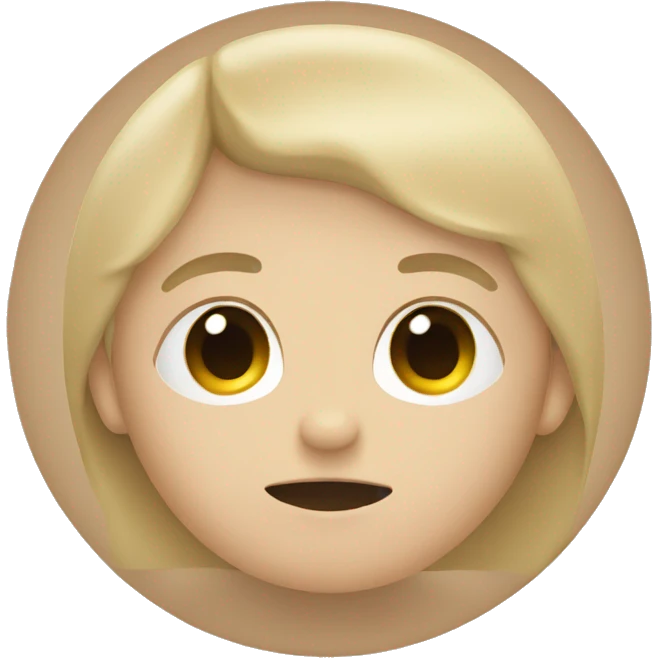 Beige circle  emoji