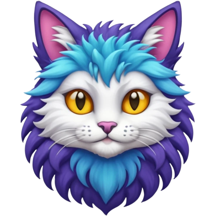 make a hyper realistic mythical cat creature with great detail emoji