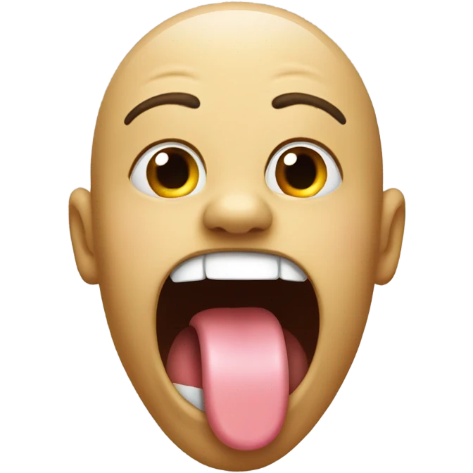 a tongue emoji