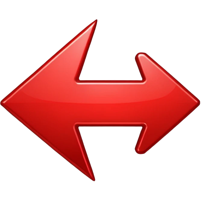 red reverse arrow emoji