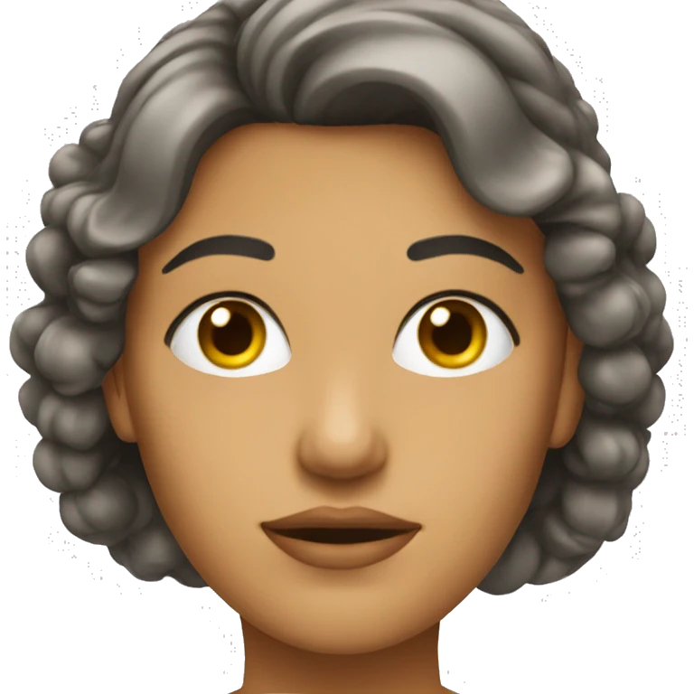 a woman's head  emoji