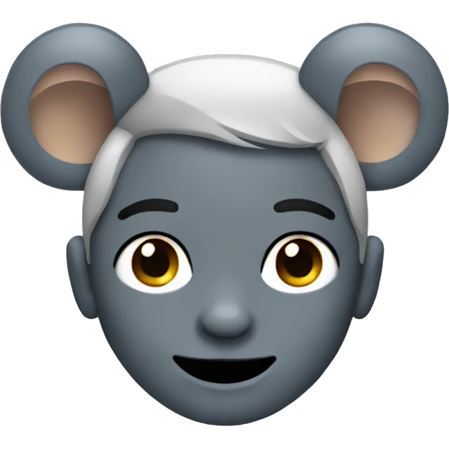 Men with koala ears emoji