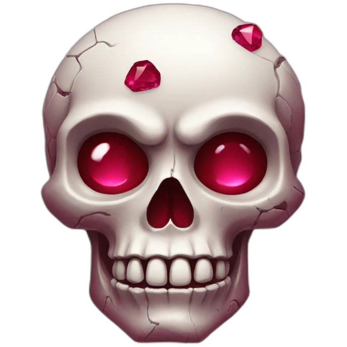 ruby skull emoji