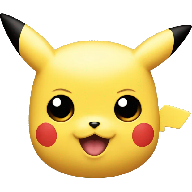 A tiny pikachu emoji
