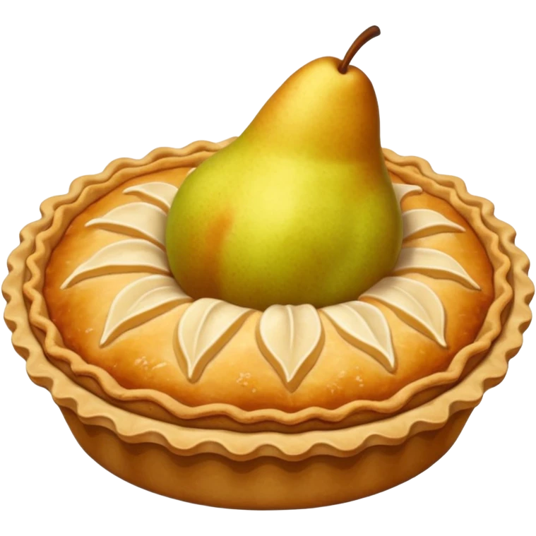 pear pie  emoji