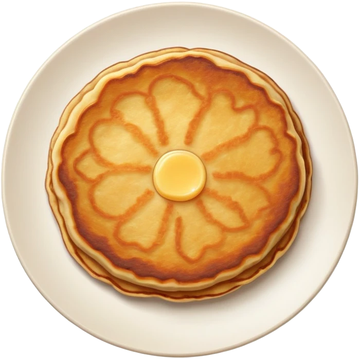 round, rustic potato pancake (draniki), golden-brown with crispy edges, soft center, visible potato texture, clean and expressive, no topping emoji