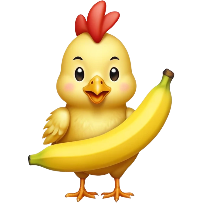 Chicken banana  emoji