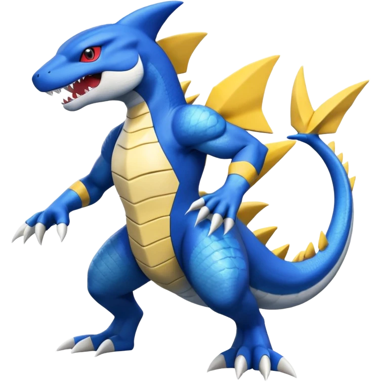 Veemon-Sharpedo-Garchomp-Ampharos-fusion emoji