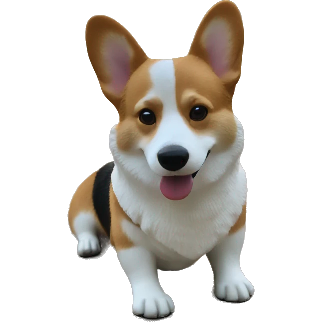 A Corgi on the beach emoji