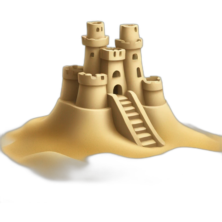 Sand castle emoji