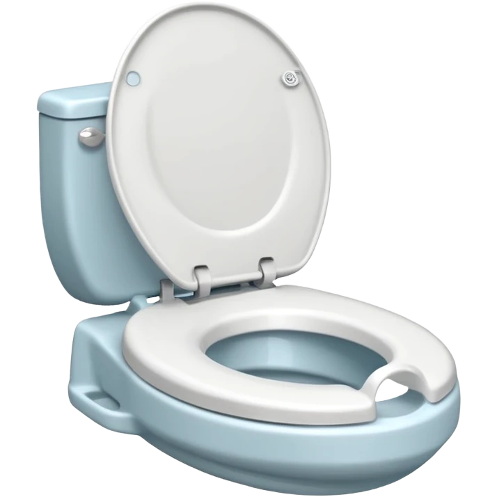 Baby toilet seat without a lid  emoji