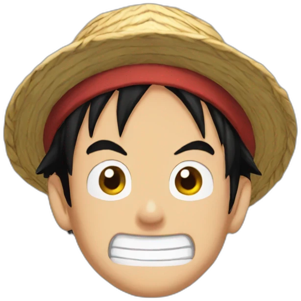 Luffy face emoji