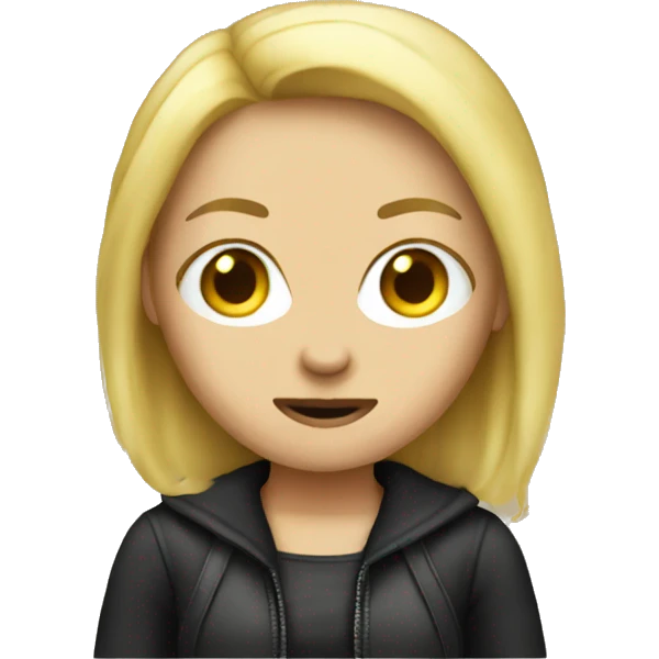 Blonde Girl Robber Emoji emoji