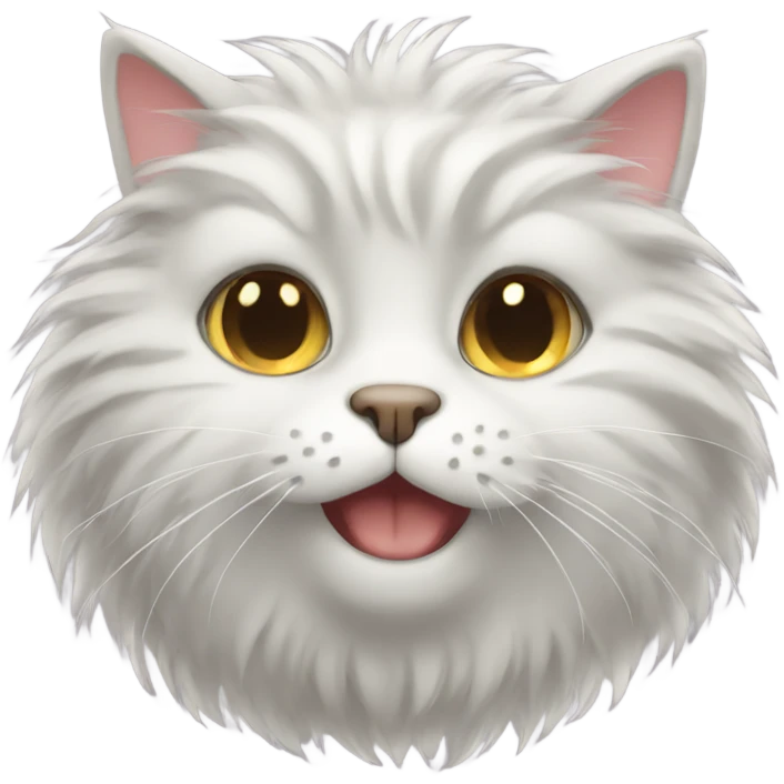 Fluffy cat emoji