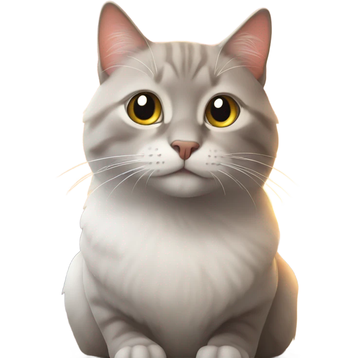 Cat next to sunrise  emoji