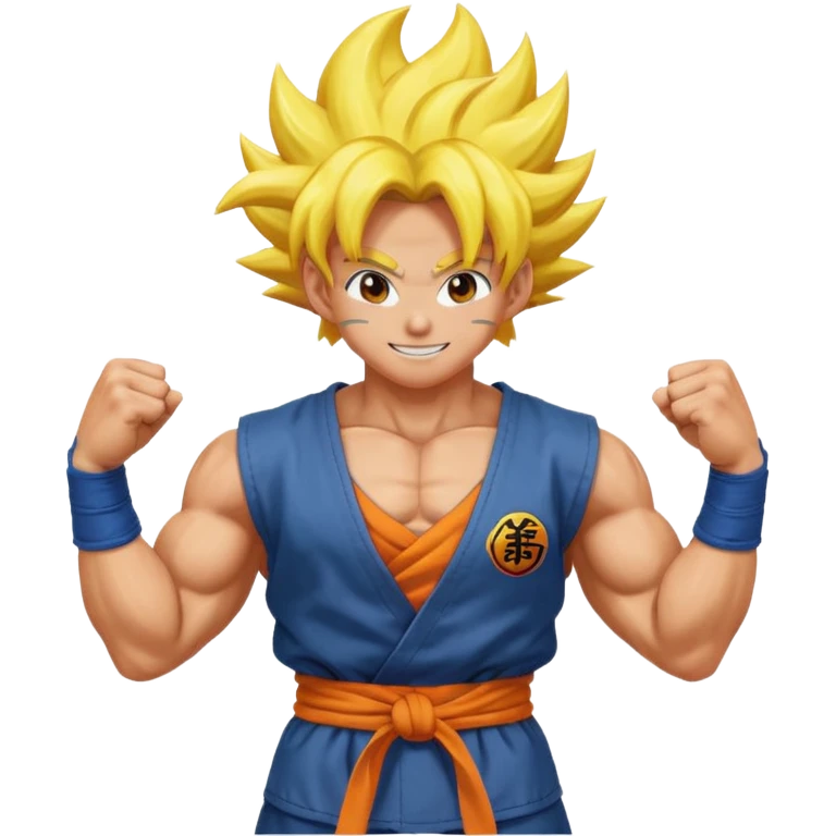 ايموجي غوكو بالغربزة فائقة يجب أن يكون يشبه غوكو مثل في انمي emoji