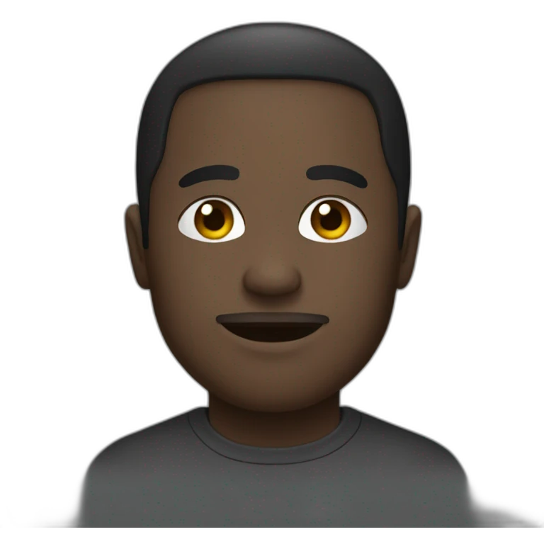 Une personne noir emoji