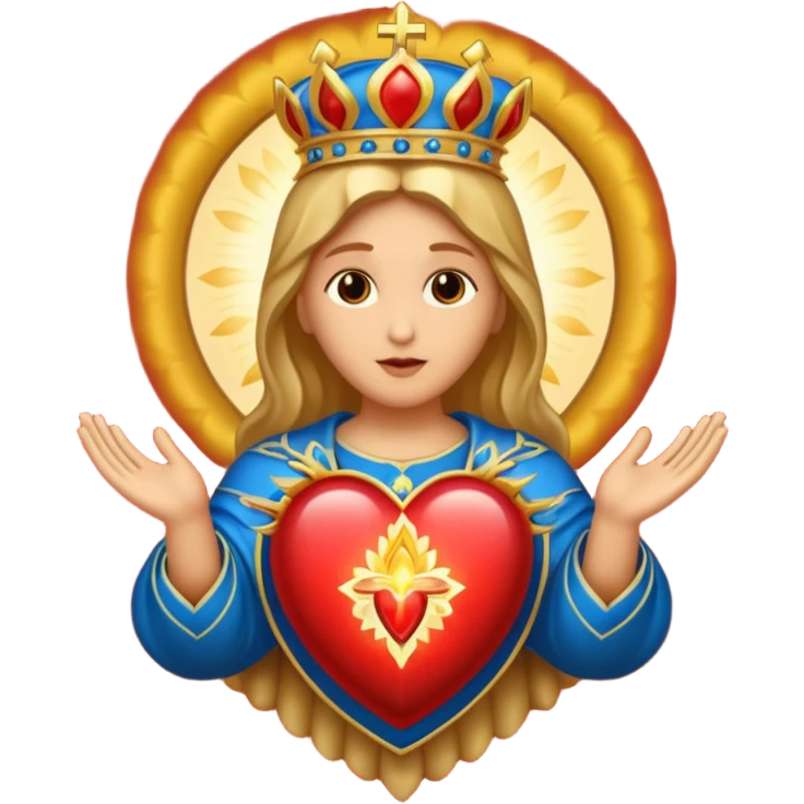 sacred heart emoji