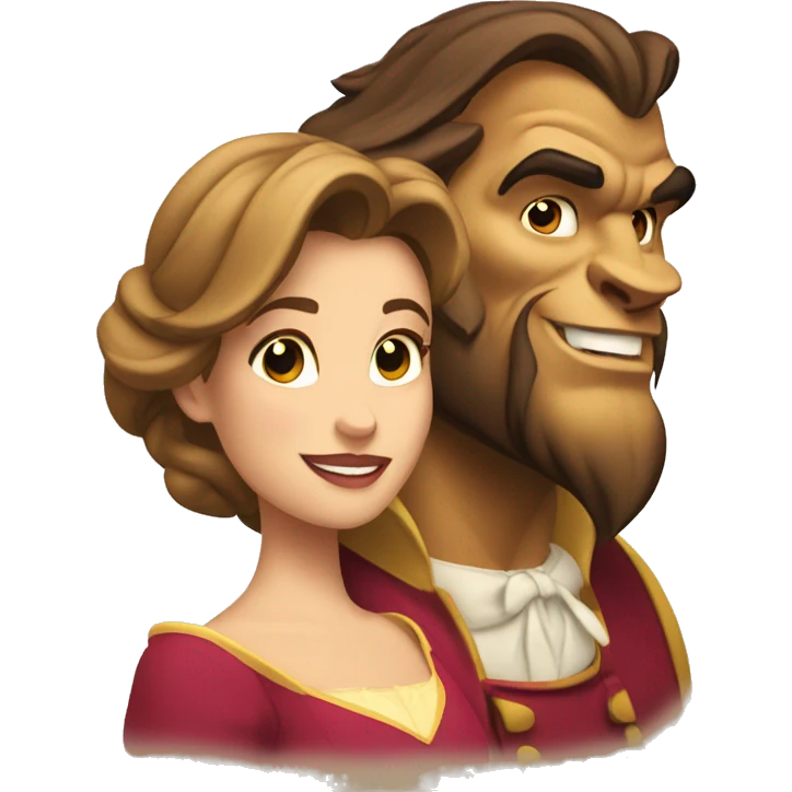 Beauty and the beast emoji