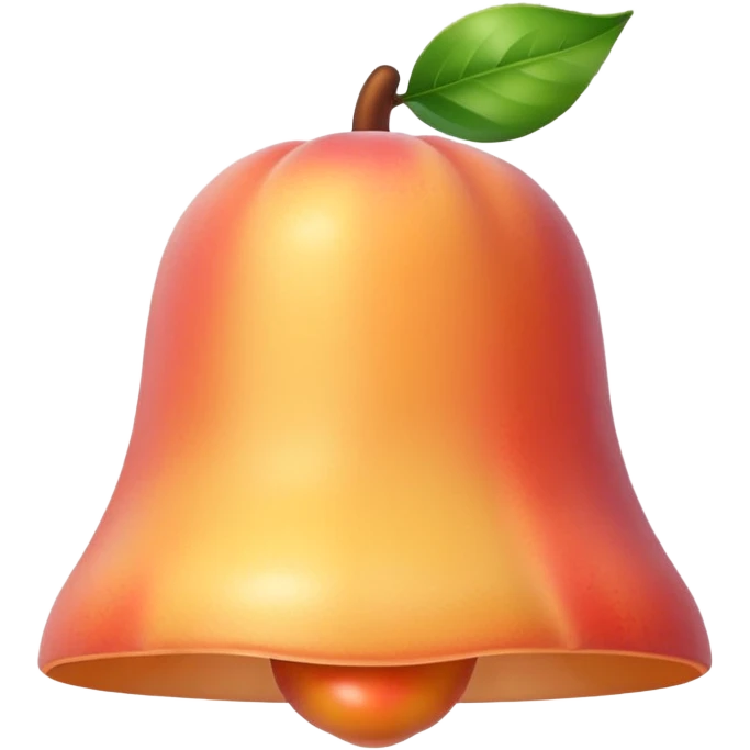 peach bell emoji