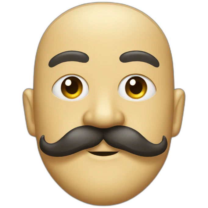  fu Manchu moustache emoji