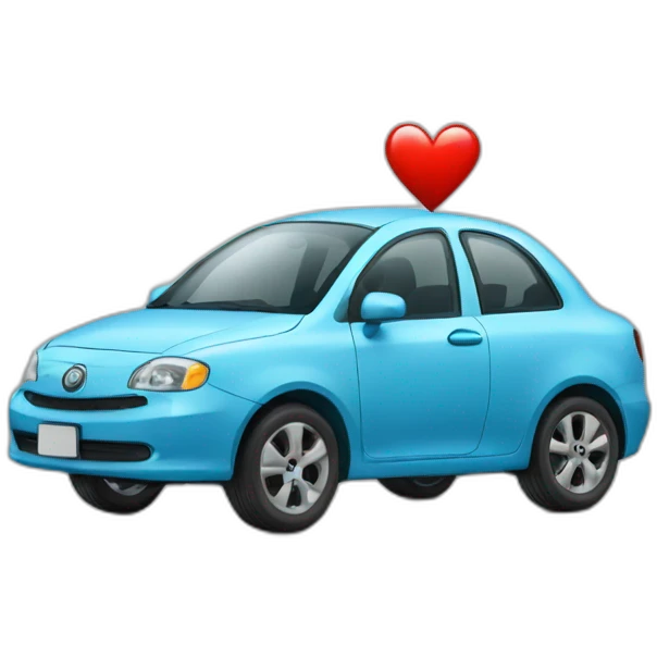 Car wifi a big heart emoji