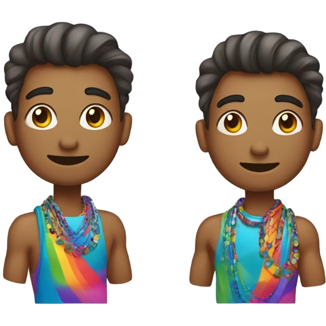 Visibly gay man emoji
