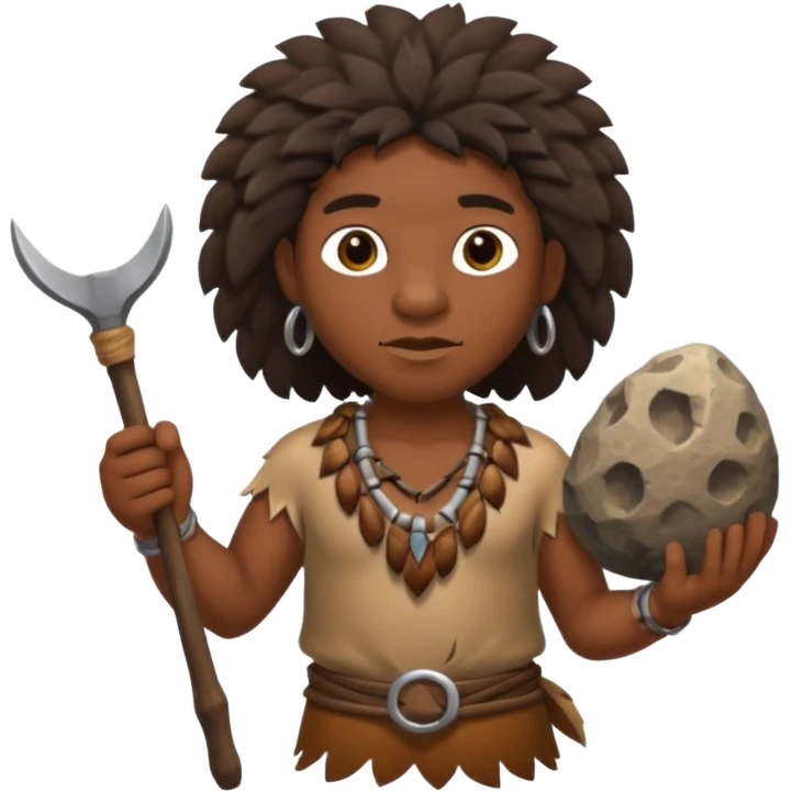 stone age artist emoji
