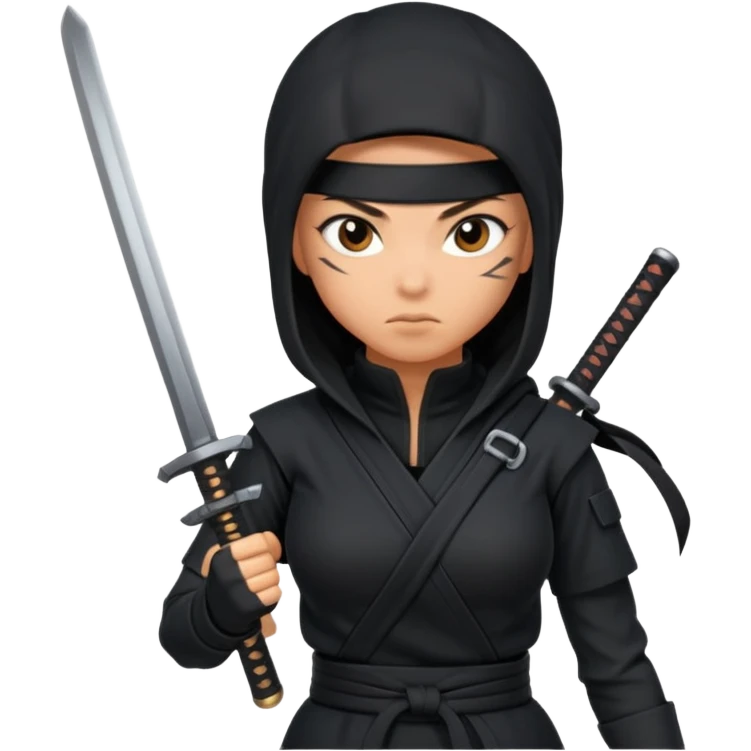 ninja woman chaos coordinator emoji