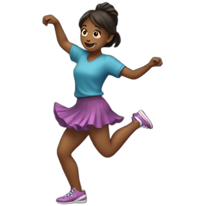 Girl dancing emoji